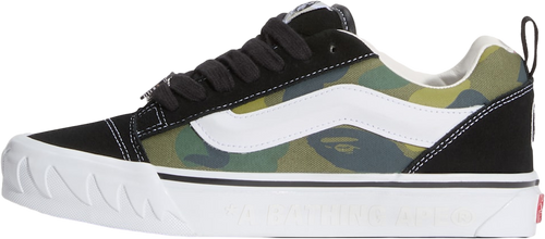 A Bathing Ape x Vans Knu Skool Black / Pink
