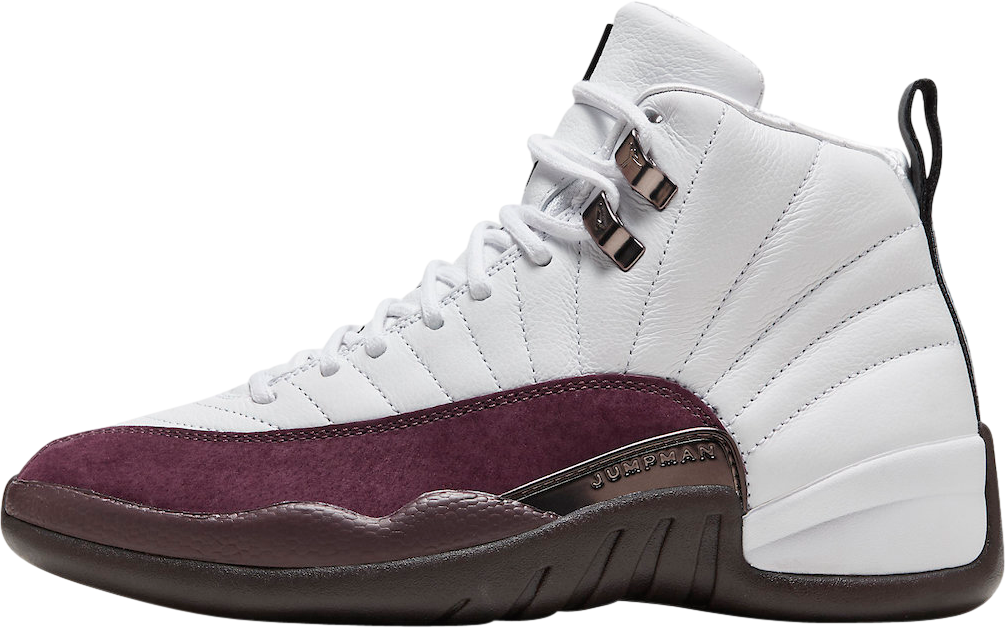 A Ma Maniére x Air Jordan 12 WMNS White Burgundy Crush