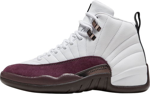 A Ma Maniére x Air Jordan 12 WMNS White Burgundy Crush