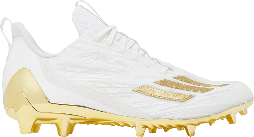Adidas Adizero Cleats White Gold Metallic