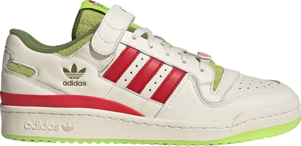 Adidas Forum Low x The Grinch Cream White / Collegiate Red