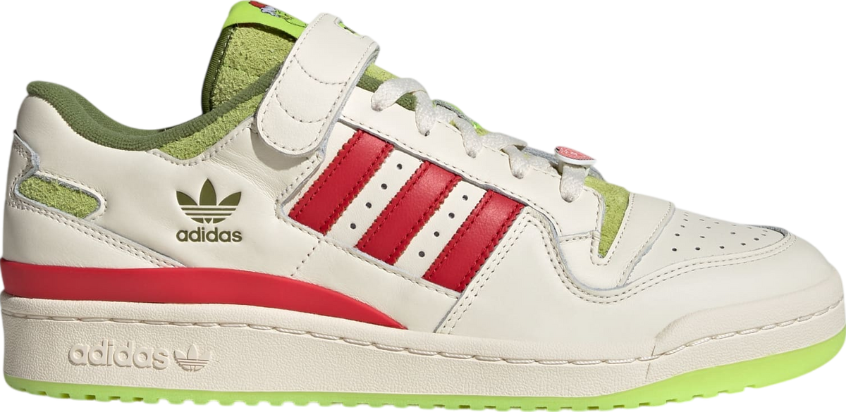 Adidas Forum Low x The Grinch Cream White / Collegiate Red