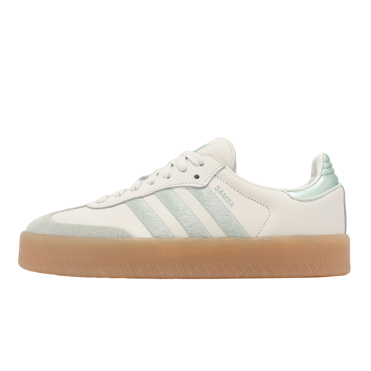 Adidas Sambae W Off White / Lime Green