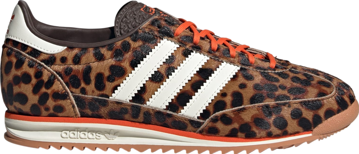 Adidas SL 72 OG WMNS Dark Brown / Off White (Animal Print)