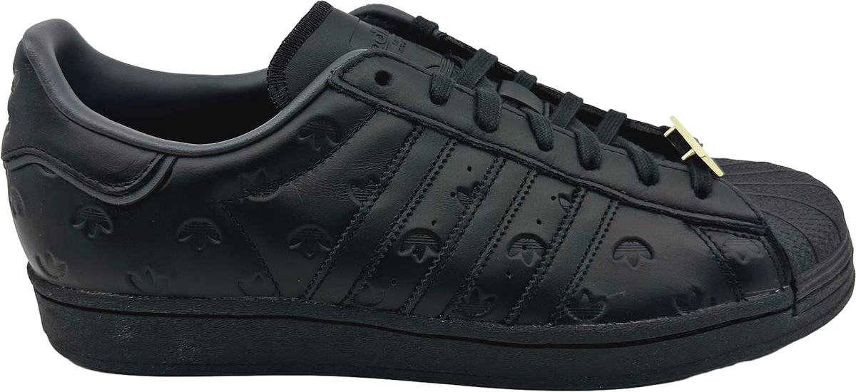 Adidas Superstar Allover Debossed Trefoils-Black
