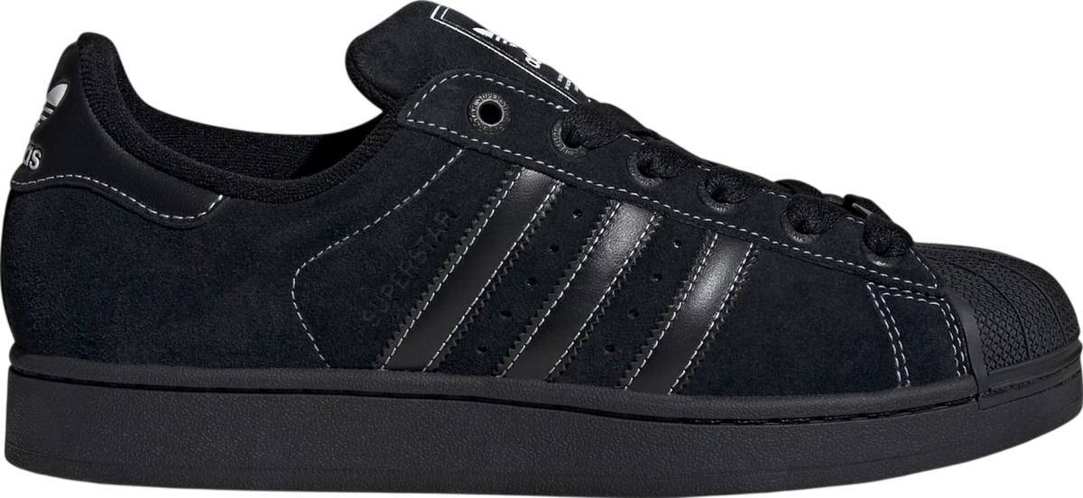 Adidas Superstar II Core Black / Core Black (Suede)