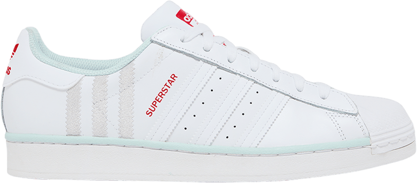 Adidas Superstar White Almost Blue