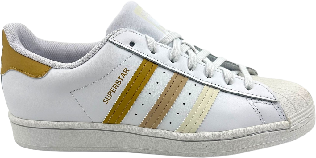 Adidas Superstar White Golden Beige