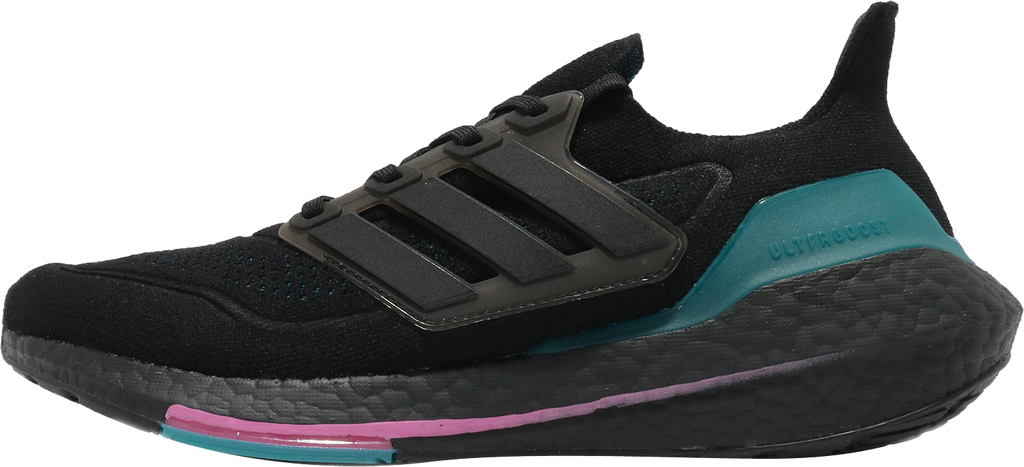 adidas Ultra Boost 2021 Core Black Carbon Active Teal