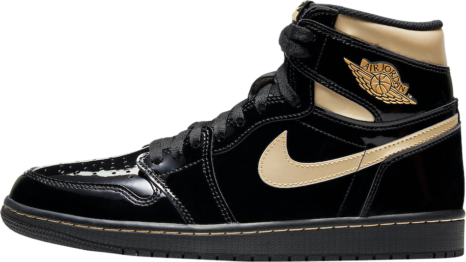 Air Jordan 1 High OG Black Metallic Gold