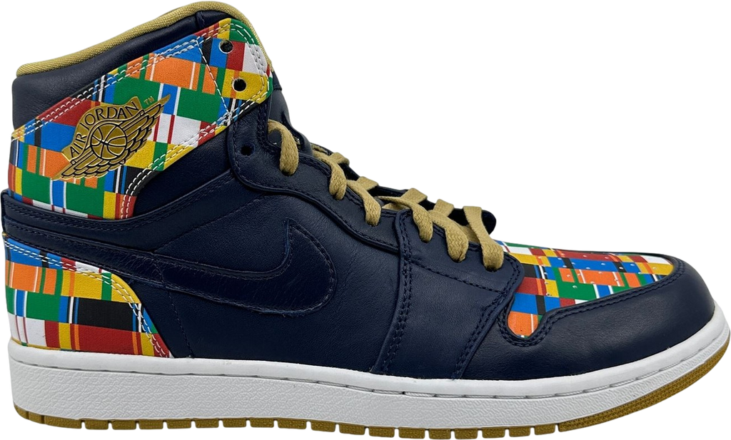 Air Jordan 1 High Rttg D.c Obsidian / Metallic Gold