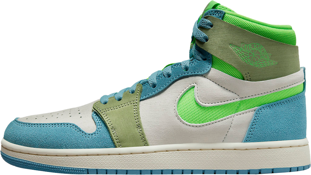 Air Jordan 1 High Zoom Comfort 2 WMNS University Blue Electric Green