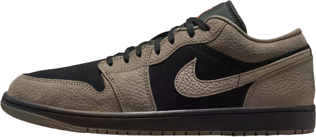 Air Jordan 1 Low Black / Light Wild Mango