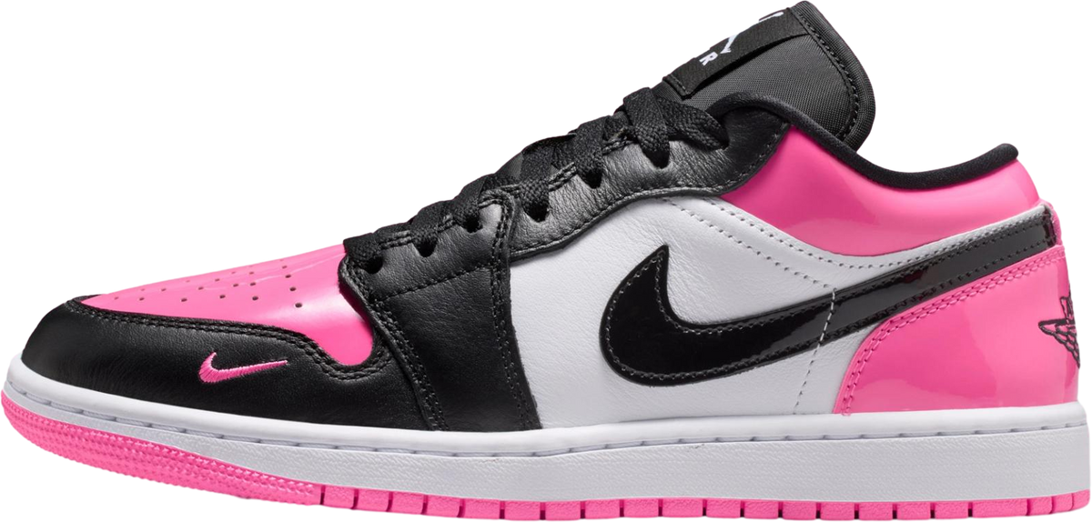 Air Jordan 1 Low Black / Pink Patent