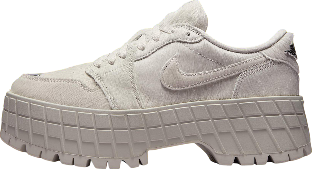 Air Jordan 1 Low Brooklyn Light Bone / Metallic Silver