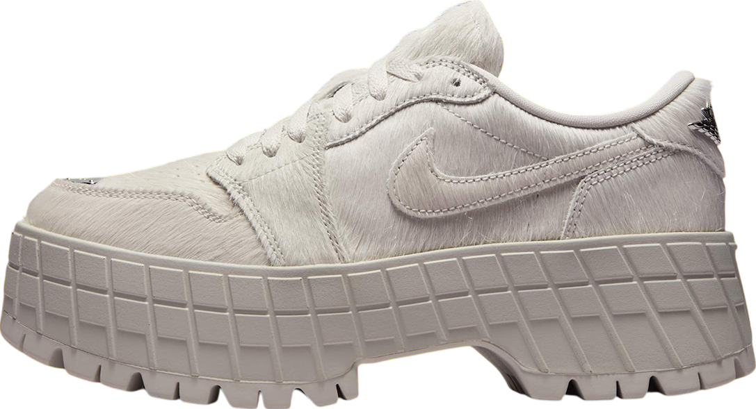 Air Jordan 1 Low Brooklyn Light Bone / Metallic Silver