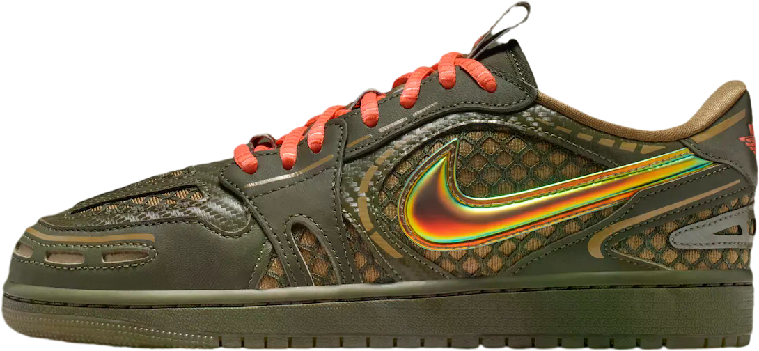 Air Jordan 1 Low Brown Kelp / Light Wild Mango