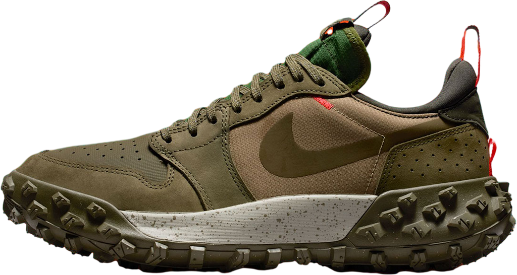 Air Jordan 1 Low Element Medium Olive / Total Crimson