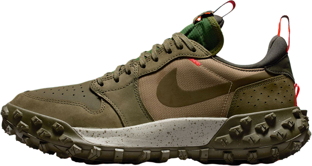 Air Jordan 1 Low Element Medium Olive / Total Crimson