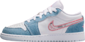 Air Jordan 1 Low GS Denim Sequin