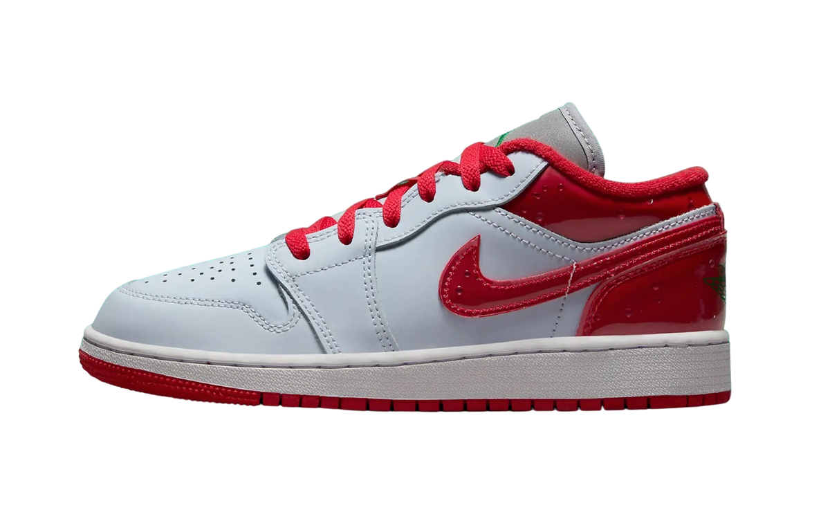 Air Jordan 1 Low GS Football Grey University Red