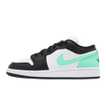 Air Jordan 1 Low GS White / Black / Green Glow