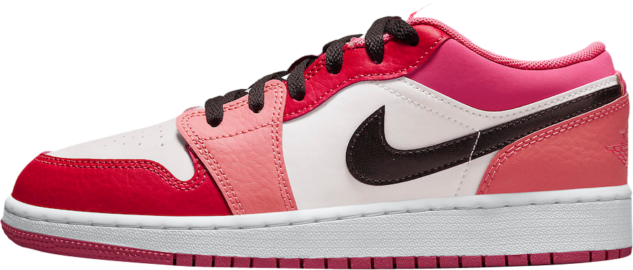 Air Jordan 1 Low GS White Pink Red