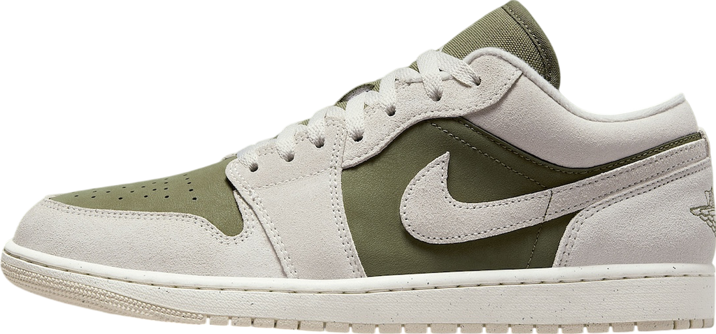 Air Jordan 1 Low Medium Olive / Sail