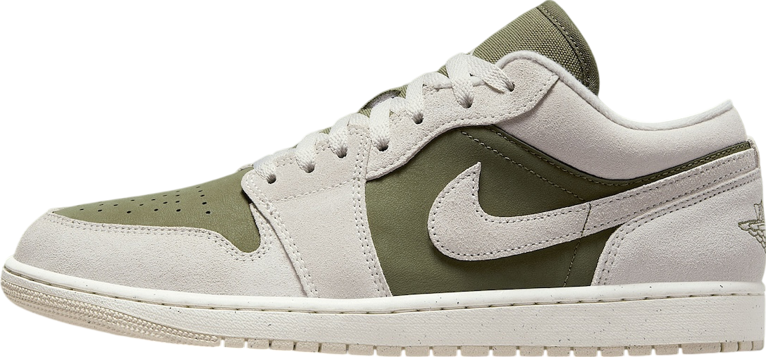 Air Jordan 1 Low Medium Olive / Sail