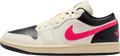 Air Jordan 1 Low Pale Ivory / Black / Racer Pink