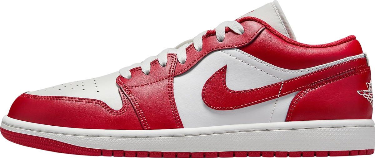 Air Jordan 1 Low Red / White
