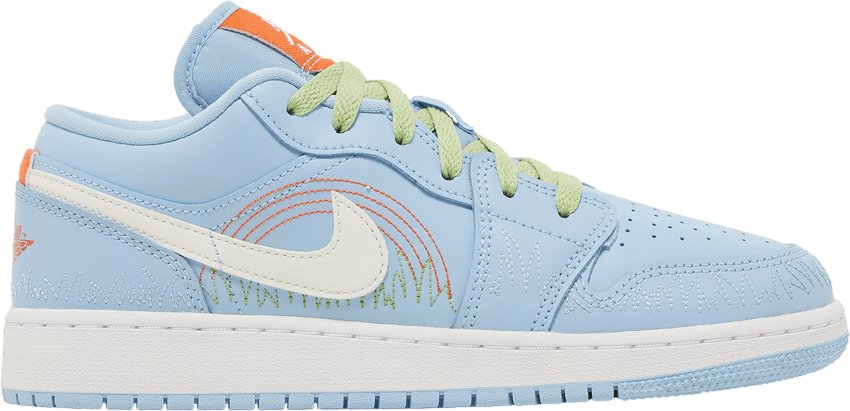Air Jordan 1 Low SE GS Blue Stitch