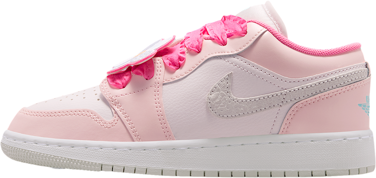 Air Jordan 1 Low SE GS Pink Bloom / Pearl Pink