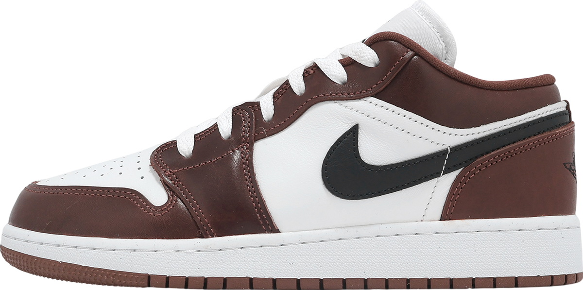 Air Jordan 1 Low SE GS White / Black / Dark Pony