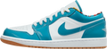 Air Jordan 1 Low Teal White