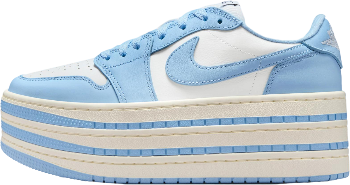 Air Jordan 1 Low Triple Stack Psychic Blue / White