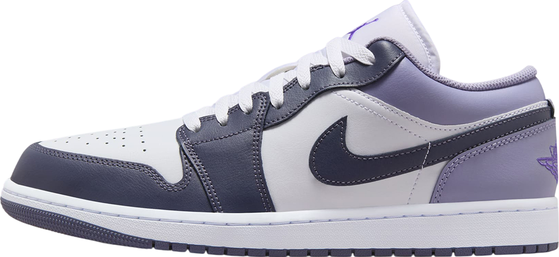 Air Jordan 1 Low White / Purple