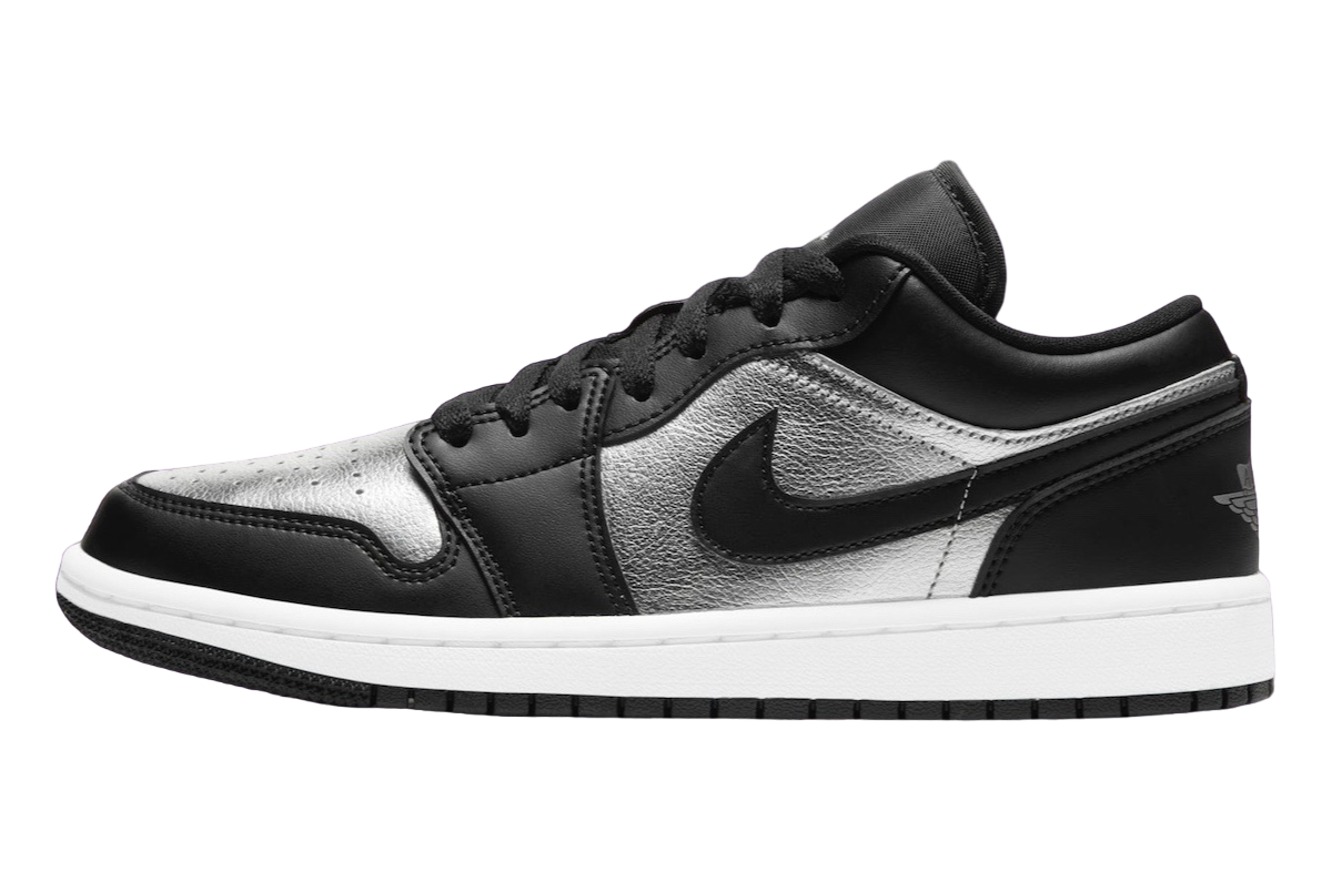 Air Jordan 1 Low WMNS Silver Toe