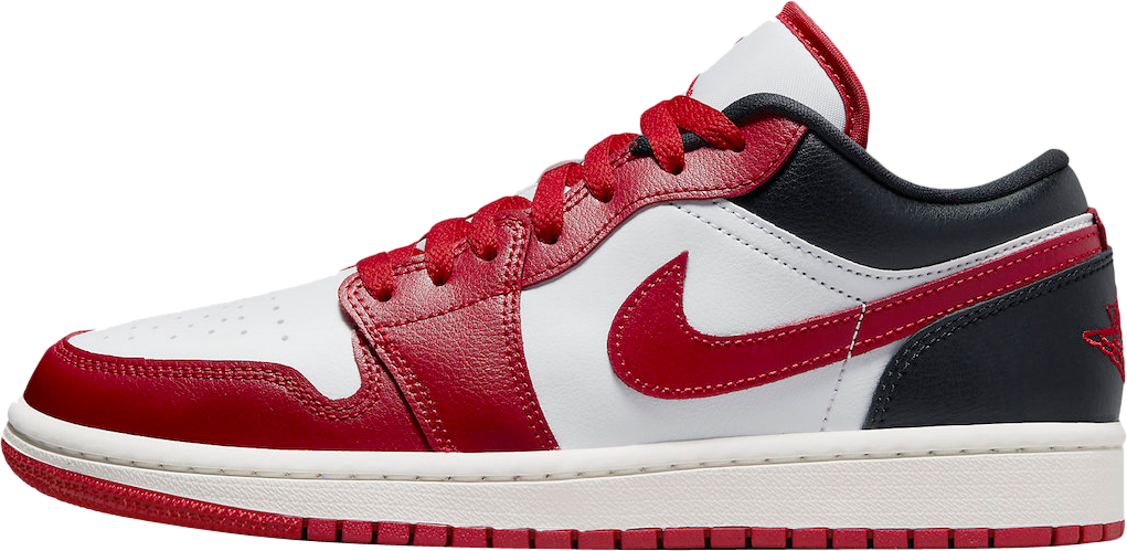 Air Jordan 1 Low WMNS White Red Black