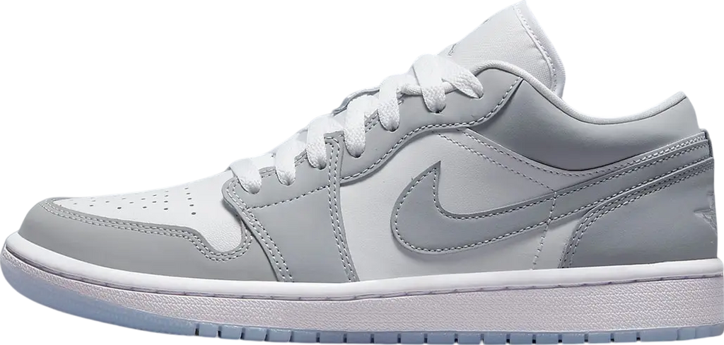 Air Jordan 1 Low WMNS White Wolf Grey Aluminum