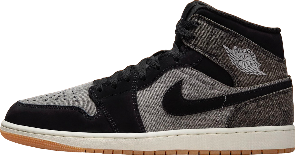 Air Jordan 1 Mid Black Denim