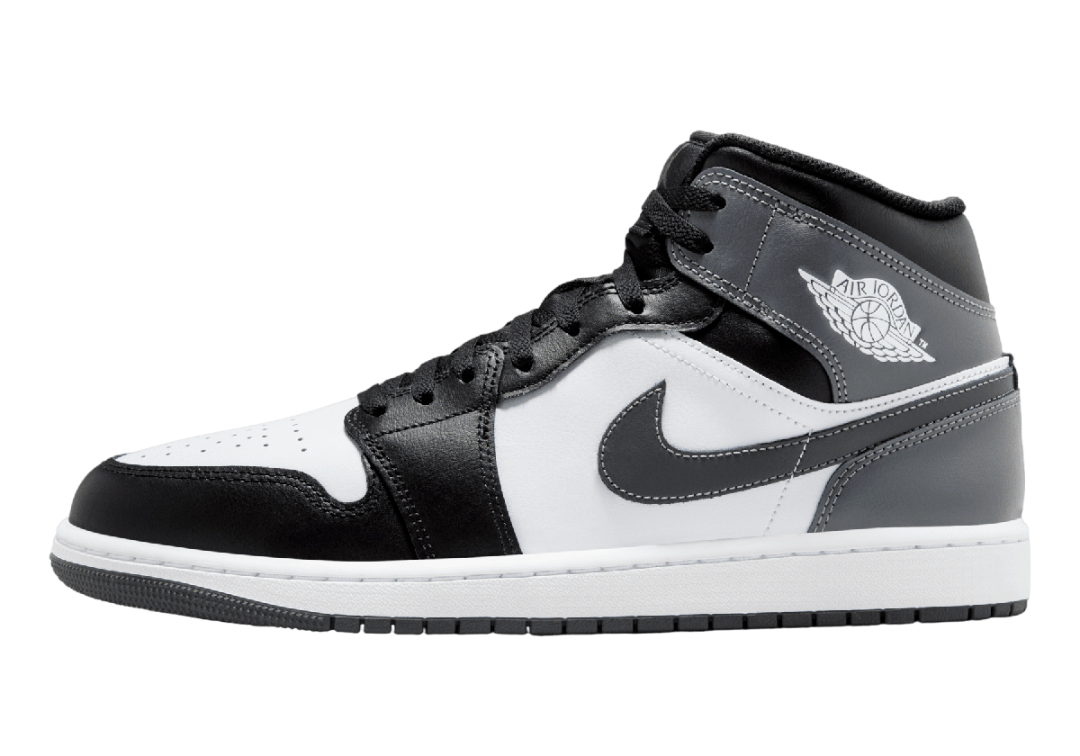 Air Jordan 1 Mid Black Iron Grey