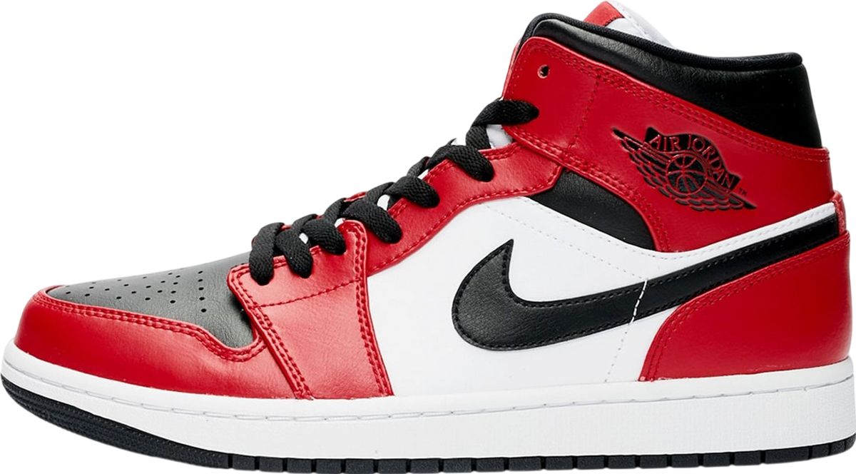 Air Jordan 1 Mid Chicago Toe