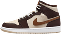 Air Jordan 1 Mid Cream Dark Chocolate