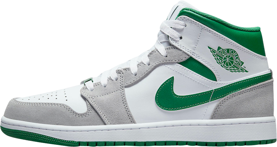 Air Jordan 1 Mid Grey Green