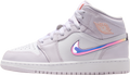 Air Jordan 1 Mid GS Barely Grape / White