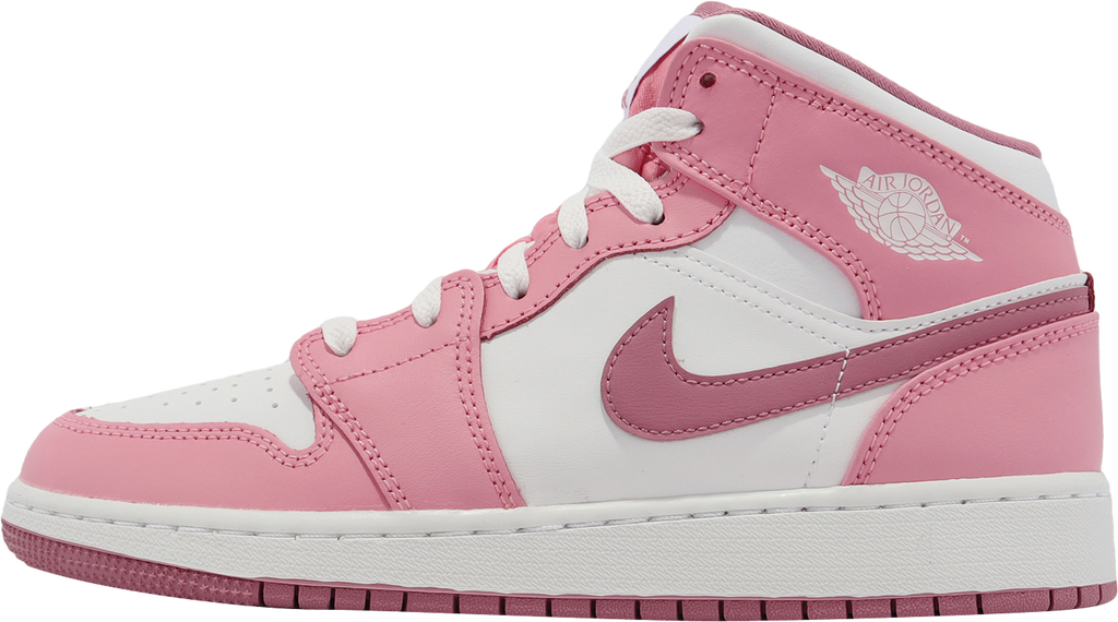 Air Jordan 1 Mid GS Coral Chalk
