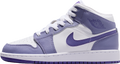 Air Jordan 1 Mid GS Dusty Amethyst / White