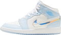 Air Jordan 1 Mid GS Glitter Swoosh