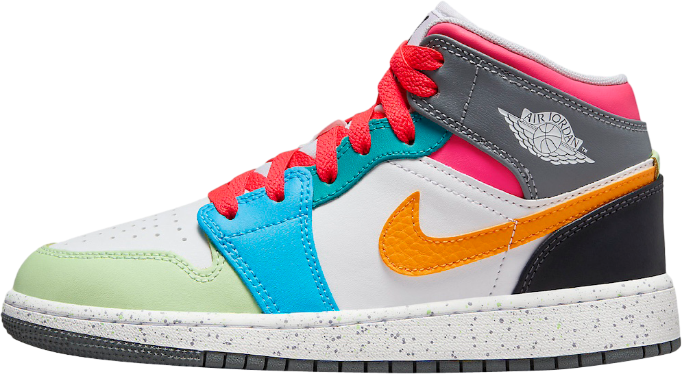 Air Jordan 1 Mid GS Multicolor
